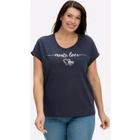 Sieh an! T-Shirt Rundhals-Shirt Extra kurz