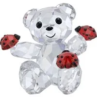 Swarovski Dekofigur Kristallfigur Sammelfigur Kris Bär Viel Glück Bär (1 St), Swarovski® Kristall