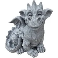 Stone and Style Gartenfigur Frostfeste Steinfigur Drache Cristiano