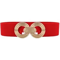 Oemmn Taillengürtel Damen Breiter Elastischer Taillengürtel Stretchy Gürtel