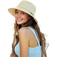 nsihing Sonnenhut Unisex Sommerhut Leichter Fischerhut mit Kinnriemen, Wasserdicht