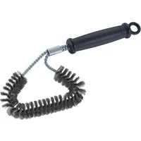 RÖSLE Reinigungsbürste GapX, 25399, Winkel-Reinigungsbürste für Grillroste, Edelstahl, PP Polypropylen