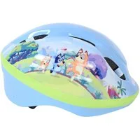 Volare Fahrradhelm Kinder Fahrradhelm Fahrrad Helm Kinderhelm Schutzhelm Bluey 1115, Belüftungsöffnungen,Kinnriemen mit Klickverschluss,Größe :52-56cm