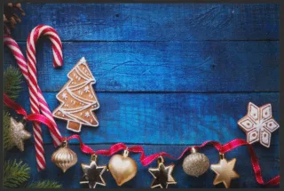 Fussmatte Weihnachten 4860 | Größe: 60 cm x 45 cm