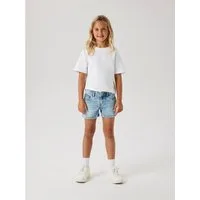 Name It Jeansshorts NKFROSE REG DNM SHORTS 6042-AC NOOS Baumwolle, mit Glitzersteinchen