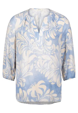 CARTOON - Casual-Bluse blau/weiß - Gr. - 42