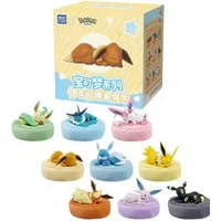 Holly Box Sammelfigur Pokemon Blind Box sleeping Eevee Figuren 1 von 9, Zufall Box