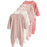 Next Schlafoverall Babyschlafanzüge mit Zweiwege-RV, 3er-Pack (5-tlg)