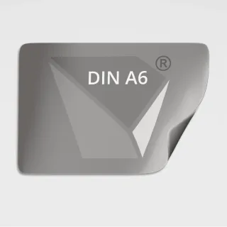 Aufkleber DIN A6