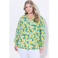 MIAMODA Longbluse Bluse Regular Fit Muster Langarm