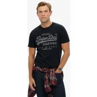 Superdry Rundhalsshirt VL CLASSIC TEE Regular Fit, aus Materialmix mit Baumwolle