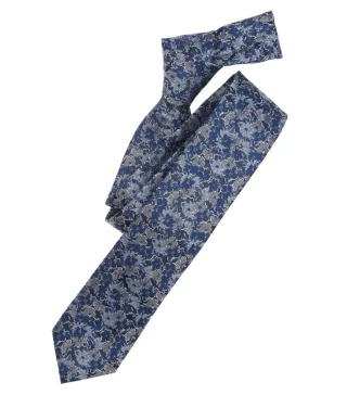 VENTI - Krawatte mit Muster blau - Gr. - OS