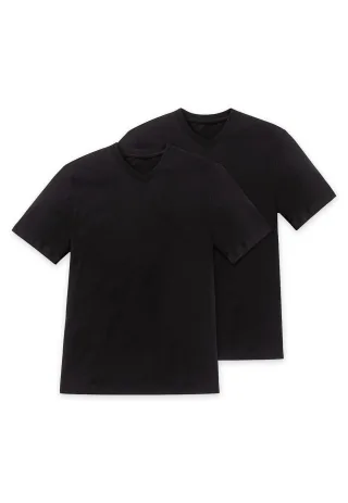 SCHIESSER - 2PACK T-shirt schwarz - Gr. - XL
