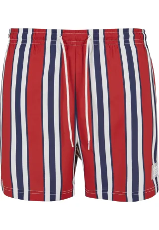 Karl Kani Badeshorts "Karl Kani Herren KM-SW013-051-1 Retro Striped Swim Shorts"