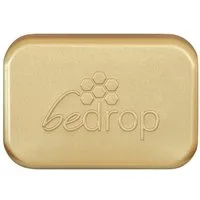 bedrop Seifenschale Seifendose aus Aluminium mit Abtropfgitter für Seife & Shampoo, Seifendosenabtropfbehälter, 1-St.