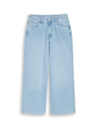 Denim Tom Tailor - TTMIJA CULOTTE Jeans used light stone blue denim - Gr. - XS