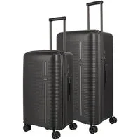 travelite Trolleyset ROOMER Trunk 2-teilig, 4 Rollen, (Set, 2 tlg), Volumenerweiterung – ideal für Hand- und Aufgabegepäck