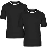 James & Nicholson Funktionsshirt Doppelpack Team-T Herren Funktions Team T-Shirt JN337 (Spar-Set, 2er-Pack) Atmungsaktiv, feuchtigkeitsregulierend und schnell trocknend