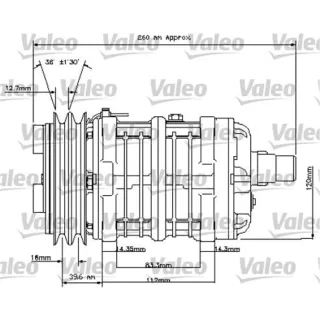 Valeo Klimakompressor 815841