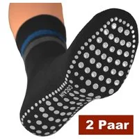 Cocain underwear ABS-Socken 2 Paar warm ABS Stopper Noppen Socken Anti Rutsch Socken Damen Herren (2-Paar) gummierte Noppen