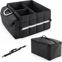 relaxdays Rücksitzorganizer Kofferraum Organizer mit Kühlfach (3-tlg), M