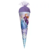 Roth Schultüte Disney Frozen, 35 cm, rund, Tüllverschluss, Geschwistertüte
