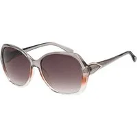 BEZLIT Eyewear Pilotenbrille Rundglas Designer Damen Sonnenbrille (1-St) mit schwarz, braun und violetten Linsen