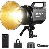 Neewer Videoleuchte FS150B 130W LED Licht CRI97+ 2700K-6500K mit App, Infinity App&2,4G Funksteuerung