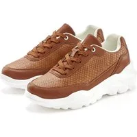 LASCANA Sneaker Halbschuh, Sportschuh, leichte Chunky Sohle VEGAN