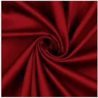 maDDma Stoff 0,5m Baumwollstoff mit Satinoptik ab 50x150cm unifarben, weinrot