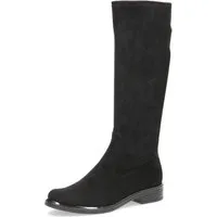 Caprice Schlupfstiefel, Blockabsatz, Langschaftstiefel in klassischer Linie, XS Schaft