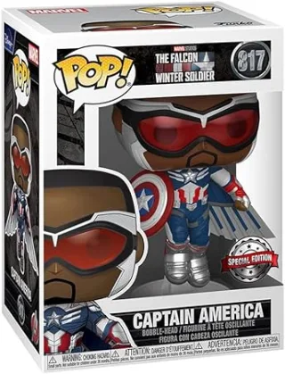Funko Pop! 817 - The Falcon and the Winter Soldier: Captain America