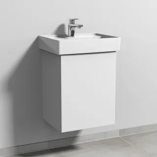 Sanipa 3way Waschtischunterbau zu Villeroy & Boch Collaro Waschtisch mit 1 Tür, Weiß-Soft SM83143