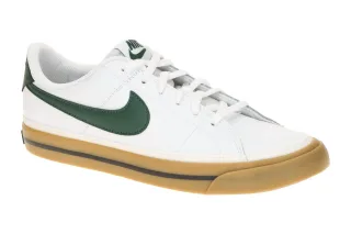 NIKE DA5380 134 COURT LEGACY GS Jungen Sneaker Wei?/Fir/Gum Gummisohle