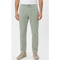 BOSS ORANGE Cordhose Pleated tapered fit, Feincord-Qualität, Bundfalte