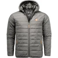 Amaci&Sons Steppjacke ROANOKE Steppjacke Herren Outdoor Basic Patch Kapuzen Jacke