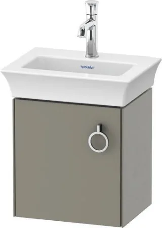 Duravit White Tulip Waschtischunterbau wandhängend Stein Grau Seidenmatt 384x298x410 mm - WT4250L929 WT4250L9292