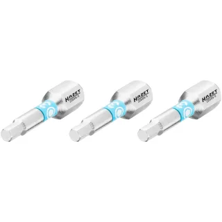 HAZET Bit Sechskant 6,3 (1/4 Zoll) Innen-Sechskant Profil 3 Stück - 2204N-3/3