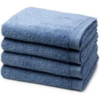 Möve Handtuch Set Superwuschel, Walkfrottee (Spar-Set, 4-St), 4 X Handtuch im Set - Baumwolle - Saugstark