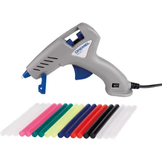 DREMEL Heißklebepistole 930, 12 Farb-Klebestifte, 7mm - F0130930JA