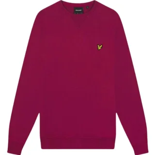 Lyle & Scott Brand Logo Rich Burgundy Sweatshirt