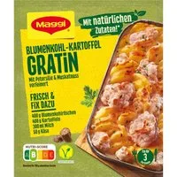 MAGGI Saucen, Maggi Fix für Blumenkohl Kartoffel Gratin mit Petersilie 51g