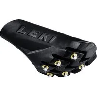 Leki Nordic-Walking-Stöcke Silent Spike Pad Walking SCHWARZ