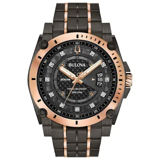 Bulova Precisionist Herrenuhr grau 98D149