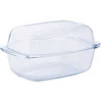 van Well Auflaufform, Glas, feuerfestes Glas, 7 Liter