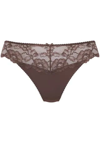 LASCANA - LASCANA String chocolate - Gr. - 42