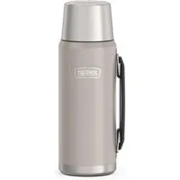 THERMOS Isolierflasche ICON BEVERAGE BOTTLE, Edelstahlkörper, spülmaschinenfest, 1,2l, 24h heiß & 24h kalt, Twist & Pour Lid, isolierter Trinkbecher