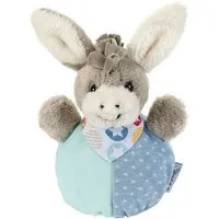 Sterntaler® Kuscheltier Knuddelsäckchen Esel Emmi Boy blau 15cm inkl. Rassel und Knisterpapier