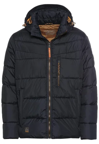 camel active - Steppblouson mit abnehmbarer Kapuze night blue - Gr. - 60