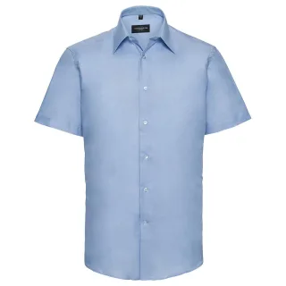 Russell Collection - "Oxford" Hemd Pflegeleicht für Herren (Dunkelblau)